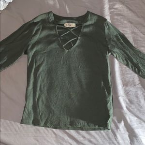 Long sleeved Hollister shirt